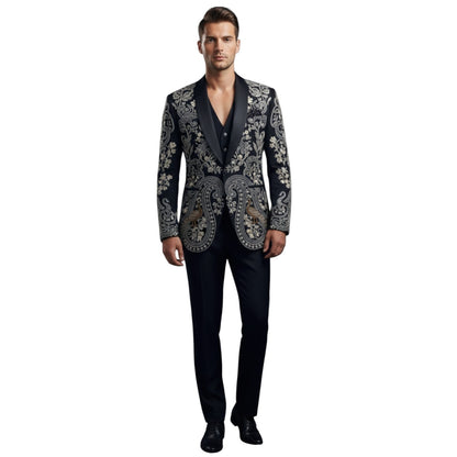 Men’s Imperial Orchard Heritage Botanical 3-Piece Designer Tuxedo